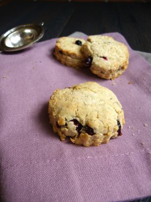 Recette Scones vegan au cassis et noix de coco (sans gluten)