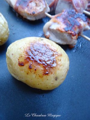 Recette Filet mignon de porc, sauce vierge à la plancha et pommes de terre cuites au micro-onde...oui, au micro-onde