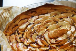 Recette Tarte pommes et spéculoos