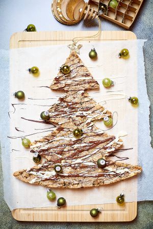 Recette Cookie XXL sapin de Noël (sans gluten)