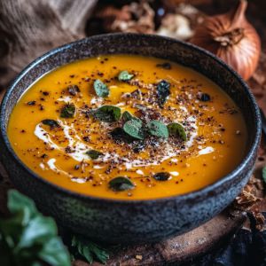 Recette Delightful Creamy Pumpkin Soup Recipe: The Ultimate Comfort Food for Autumn Evenings