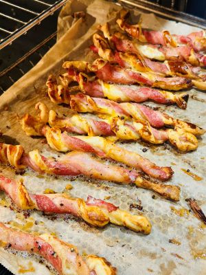 Recette Torsades au bacon