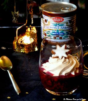 Recette Verrines de fruits rouges, chantilly à la crème de marrons