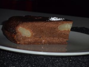 Recette Pudding chocolat et poires