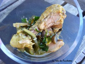 Recette Tajine Poulet Citrons Confits Courgettes