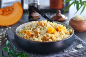 Recette Risotto au potiron facile