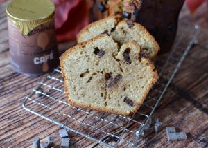 Recette Cake au yaourt café et pépites de chocolat