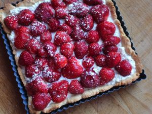 Recette Tarte sablée aux fraises