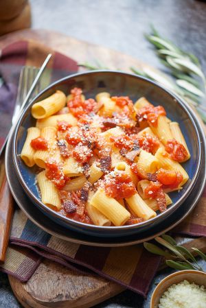 Recette Rigatoni all’amatriciana