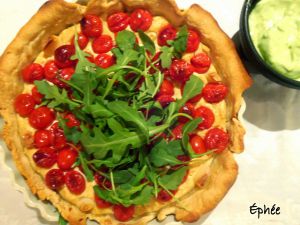 Recette Quiche aux tomates et à l'ail