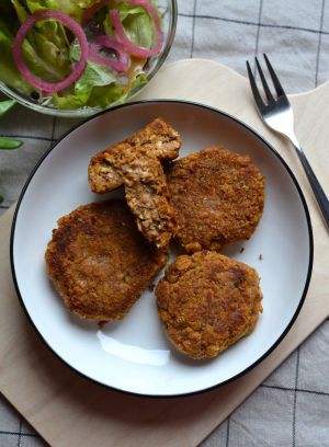 Recette Galettes de lentilles #végé