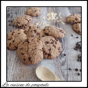 Recette Biscuits millet, avoine et pépites de chocolat