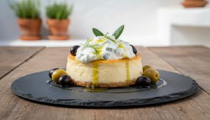 Recette Délice léger : cheesecake salé revisité au tzatziki