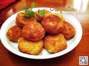 Recette Croquettes de pommes de terre farcies à la mozzarella {Spécial Ramadan}