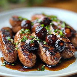 Recette Saucisses Cerises Grillées : Recette Facile et Savoureuse