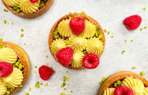 Recette Tartelettes pistaches et framboises