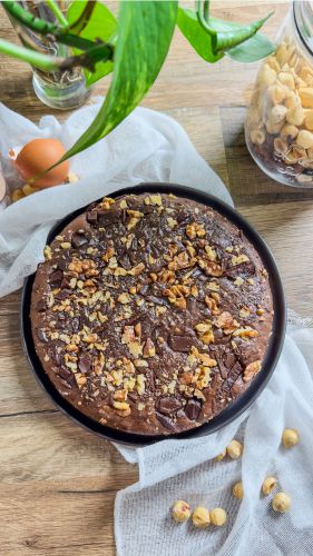 Recette Gâteau au chocolat et noisettes