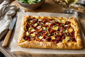 Recette Cette tarte salée cache un ingrédient secret (ça commence par un G !)