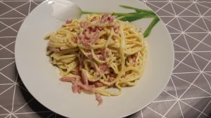 Recette Spaghetti carbonara au Cookéo