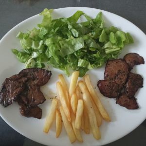 Recette Foie de lapin au COMBI NINJA