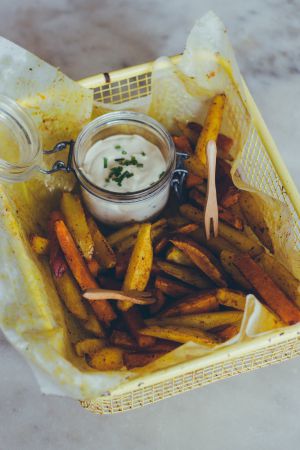 Recette Sauce pommes-frites comme chez l'Américain // Vegan pommes-frites sauce