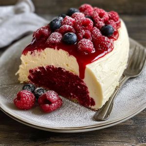 Recette Cheesecake Velours Rouge : Recette Facile et Savoureuse