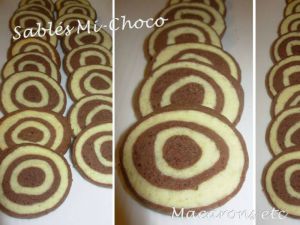 Recette Sablés Mi-Choco