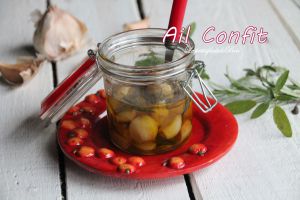 Recette Ail confit au four