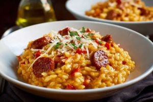 Recette Risotto chorizo au cookeo : mon secret pour un crémeux infaillible en 20 minutes