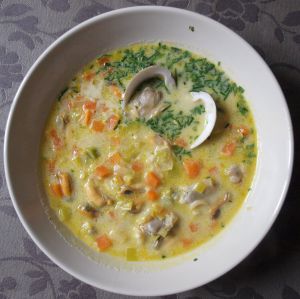 Recette Soupe thaï de coquillages