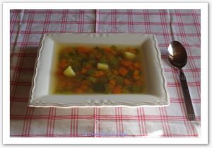 Recette Soupe de legumes