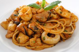 Recette Spaghetti aux fruits de mer à l’italienne