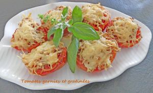 Recette Tomates garnies et gratinées *