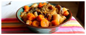 Recette Jarret de boeuf, carottes, pommes de terre COOKEO