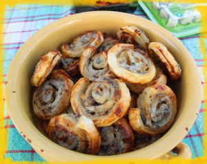 Recette Petits feuilletés roulés au St Agur