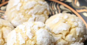 Recette Biscuits crinkles au citron confit au sel