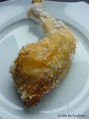 Recette Cuisses de poulet En Croûte de Sel