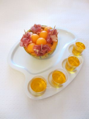 Recette Melonade au jambon fumé