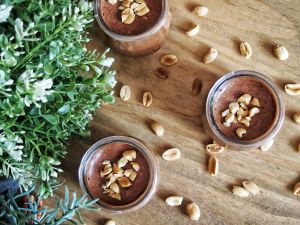 Recette Mousse au chocolat et beurre de cacahuètes