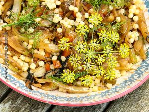 Recette Salade de Fenouil Braisé et Pâtes "Petit Plomb"