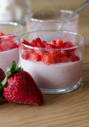 Recette Petites mousses aux fraises & mascarpone