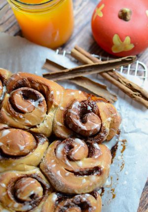 Recette Brioche roulée à la courge et à la cannelle