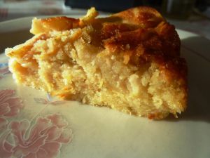 Recette Gâteau de pomme peu calorique, d'apr. Julie Andrieu, une merveille
