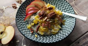 Recette Porridge d’automne pomme-cannelle