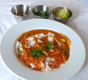 Recette Dahl de lentilles aux légumes