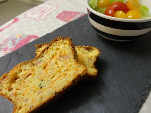 Recette Cake aux carottes et au jambon