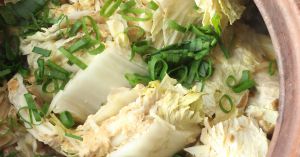 Recette Mille-feuilles de chou chinois, poulet et tofu à la japonaise