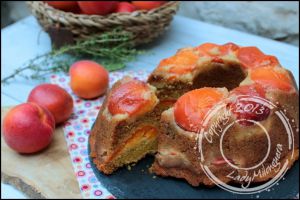 Recette Gâteau à l’abricot, miel et polenta
