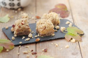 Recette Carré crumble pomme & céréales (vegan)