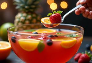 Recette Punch pour 30 personnes : secrets d’un élixir exotique